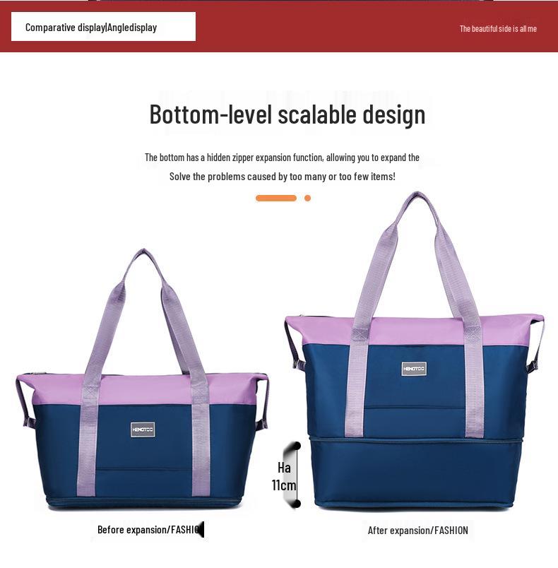 Fitness-Reisetasche mit großem Fassungsvermögen für Herren und Damen für kurze Reisen