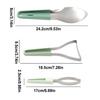 3in1 Mango Peeling Cutting Knife Mango Peeling Separator Mango Scoop Avocado Peeler Fruit Slicer Pitter Kitchen Gadgets