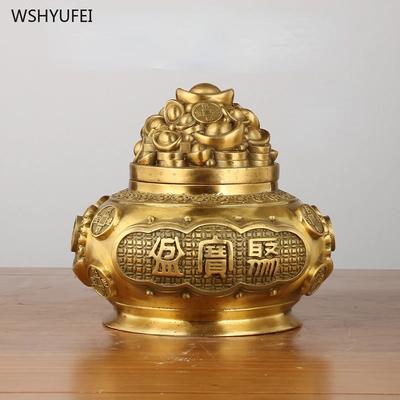 1 pz Ornamento Bacino del Tesoro Ornamento Feng Shui per la Casa Decorazioni da tavolo per l'Ufficio Regali per l'apertura del negozio Accessori per la decorazione della casa