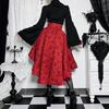 Punk Rocker Skirt Cosplay Gothic Lolita Short Mori School Cultural Halloween Costume [SSUPTEMBER2] Costume, Lolita, Gal, Style, Sexy, Sleeves,