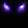 Luminous Glow Toy Cow Horn Headband for Concerts and Events
