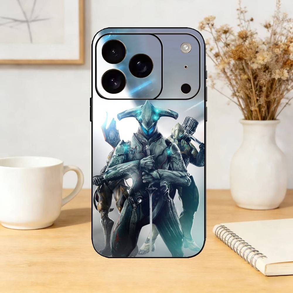 Video Game W-Warframe Phone Case Silicone black Soft For IPhone 17,16,15,14,13,12,11,SE,Plus Pro Max