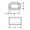 10 x PRESSKLEMME FÜR SEIL 12mm EDELSTAHL Drahtseilklemme Stahlseil Seil Draht Stahl Drahtseil