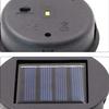 4-1PCS 8CM Solar Lamp Base with LED Bulb LED Night Light Base IP44 Waterproof Courtyard Light Base for Outdoor Camping Picnic