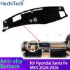 Car Dashboard Cover Avoid Light Pad Anti-UV Carpets Non-Slip Mat For Hyundai Santa Fe MX5 2024 2025 2026
