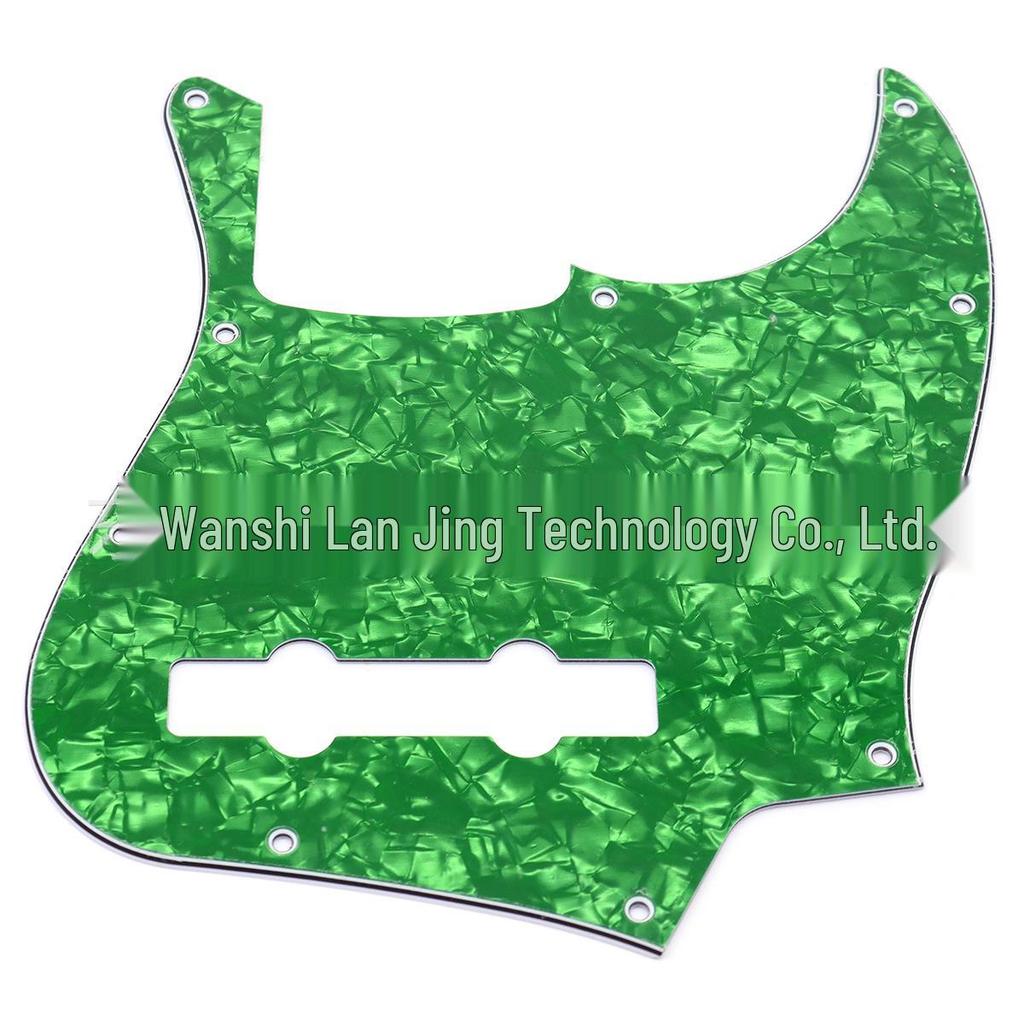Battipenna a 10 fori per Jazz Bass a 5 corde, Protezione antigraffio, Multicolore