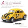 1/32 Scale Alloy Car Model Beetle Painted Racing Car Classical Car Model Rebound Door Opening Car Model For Children's Gifts