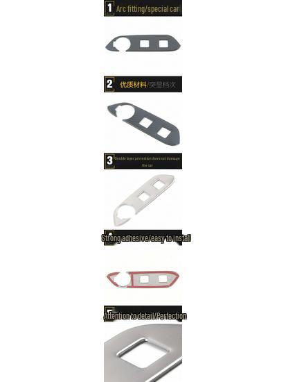 2021 Elantra Front Row USB Interface Decorative Frame & Charging Port Sticker