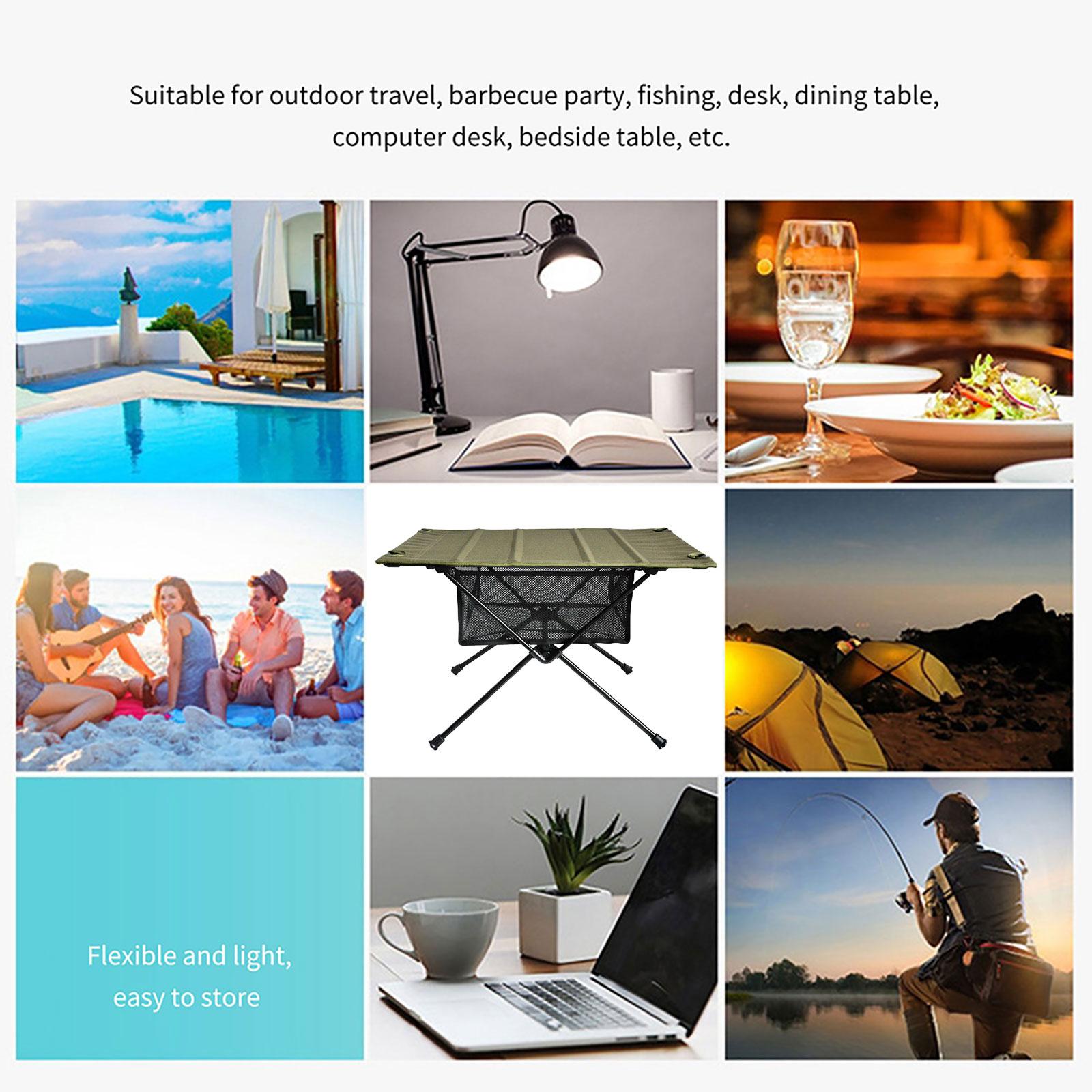 Mesh Basket Organizer Portable Camping Table Bag Table Rack Bag Under The Table Mesh Pouch Under Table Storage Bag for Camping China Mainland