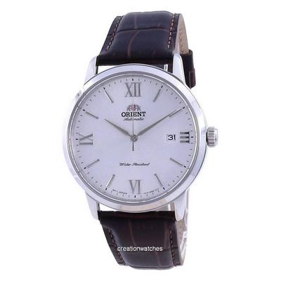 Contemporary White Dial Leather Automatic RA-AC0F12S10B Zegarek męski