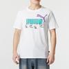 Puma American Vintage Letter Logo Print Breathable Short Sleeve T-Shirt Men Tops White 682152-02
