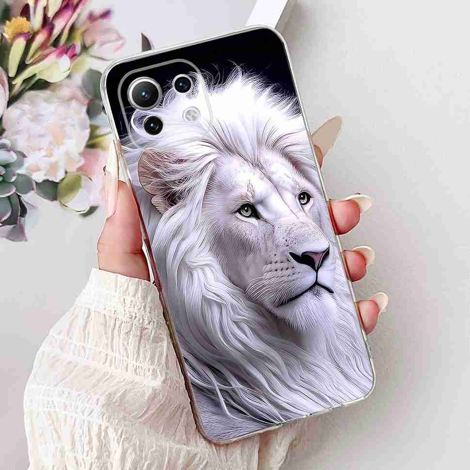 For Xiaomi Mi 11 Lite 4G Case M2101K9AG Colorful Flower Butterfly Soft Silicone TPU Cover For Xiaomi Mi 11Lite 5G 6.55" Bumper