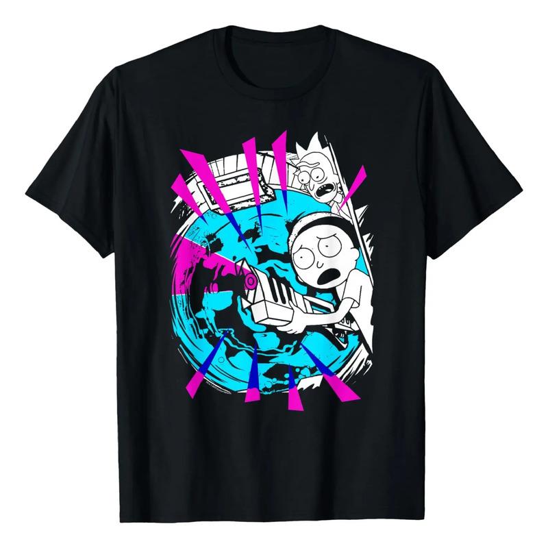 Camiseta Rick And Morty De Morty Con Portal And Gun S