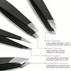 4pcs/Set Eyebrow & Eyelash Tweezer Grooming Kit, Professional Beauty Tools For Eyebrow & Eyelash Shaping, Makeup Accessories,Tweezers