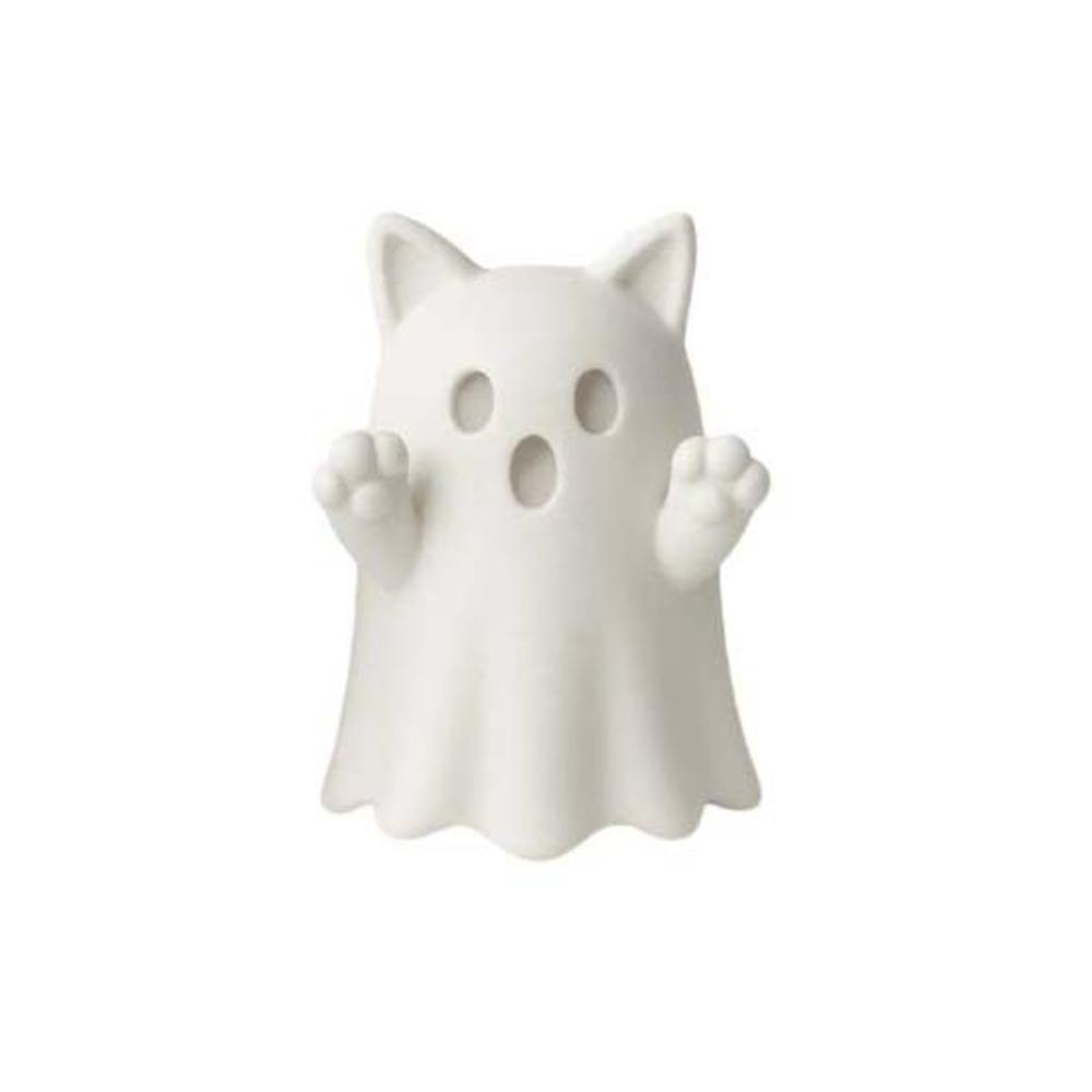 Statues Crafts Halloween Ghost Statues Miniature Models Home Decoration 3D Printing Ghost Ornament Ghost Cat PLA Plastic