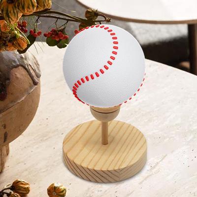 Crystal Ball Display Stand Egg Wooden Stable Baseball Sand Base Sphere Holder for