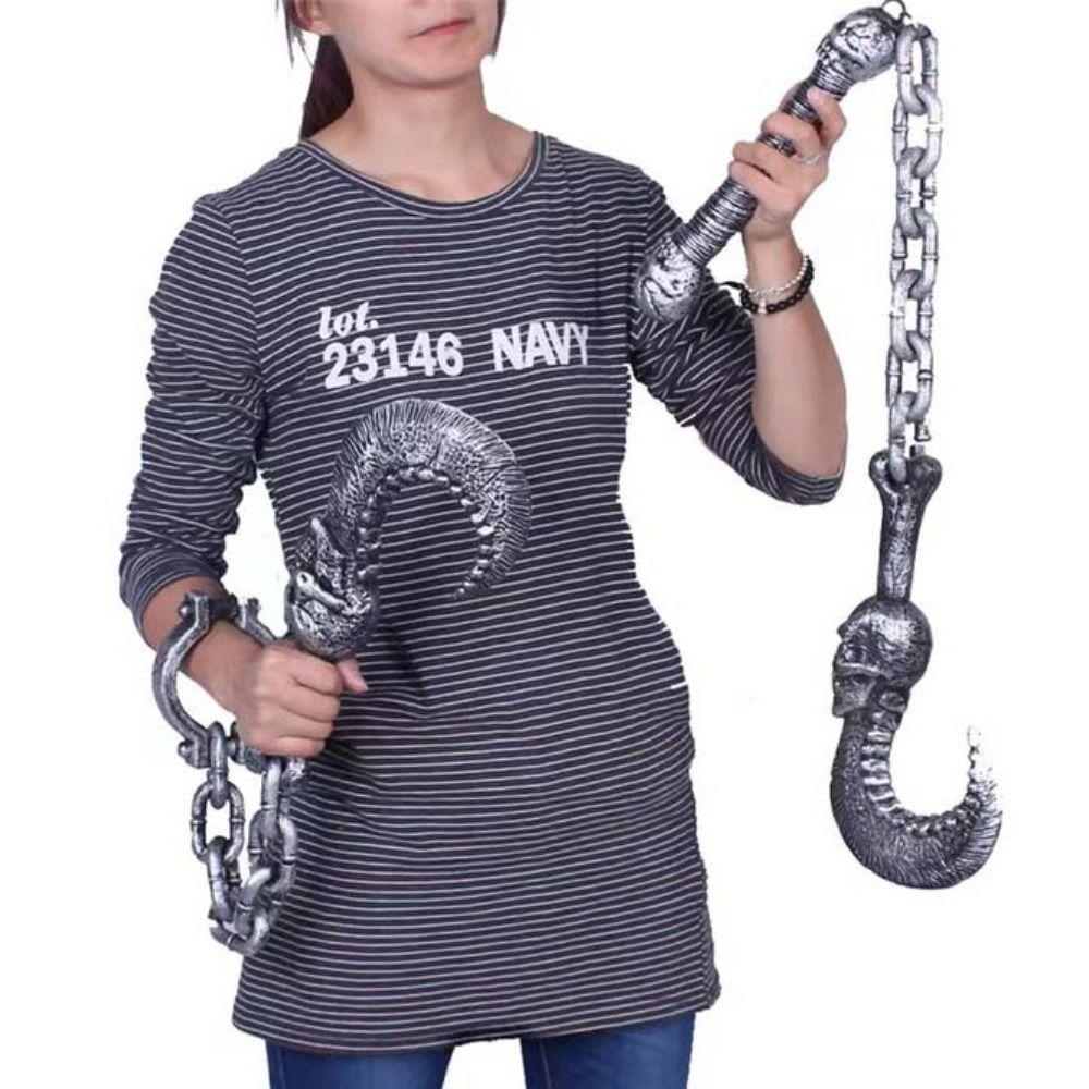 Dress Up Halloween pirate props Performance Hammer Chain Ball props Party Decoration