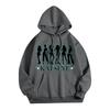 Unisex Lightweight Long-Sleeve Printed Hooded Pullover Sweatshirt