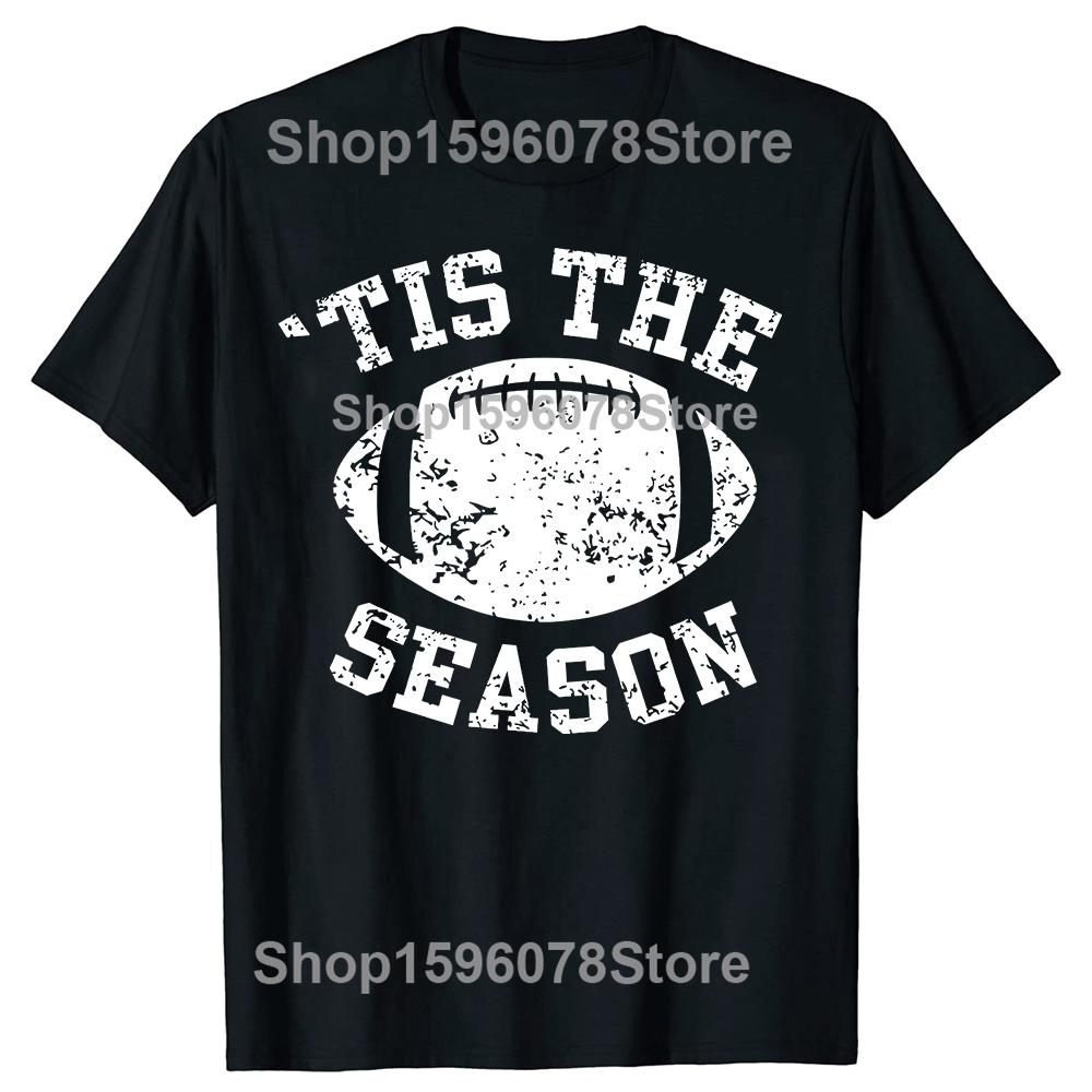 Funny Rugby The Season Football Game Day Tshirts Men Womens Fashion Casual Tshirt 100 Cotton Loose Oversized T Shirt Summer