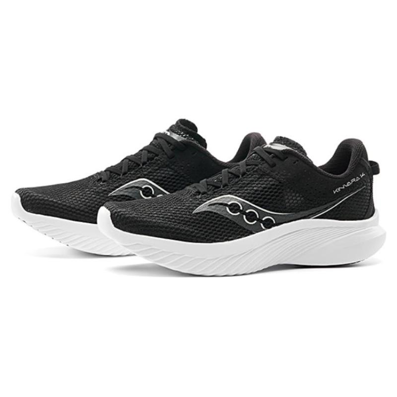 Saucony Kinvara Elite 14 Slip Resistant, Abrasion Resistant, Breathable Low top Running Shoes Men's Black White Saucony S20824-05
