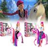 Doll Horse Barbie Detachable Kids Toy Decoration Cartoon Action Model Figure