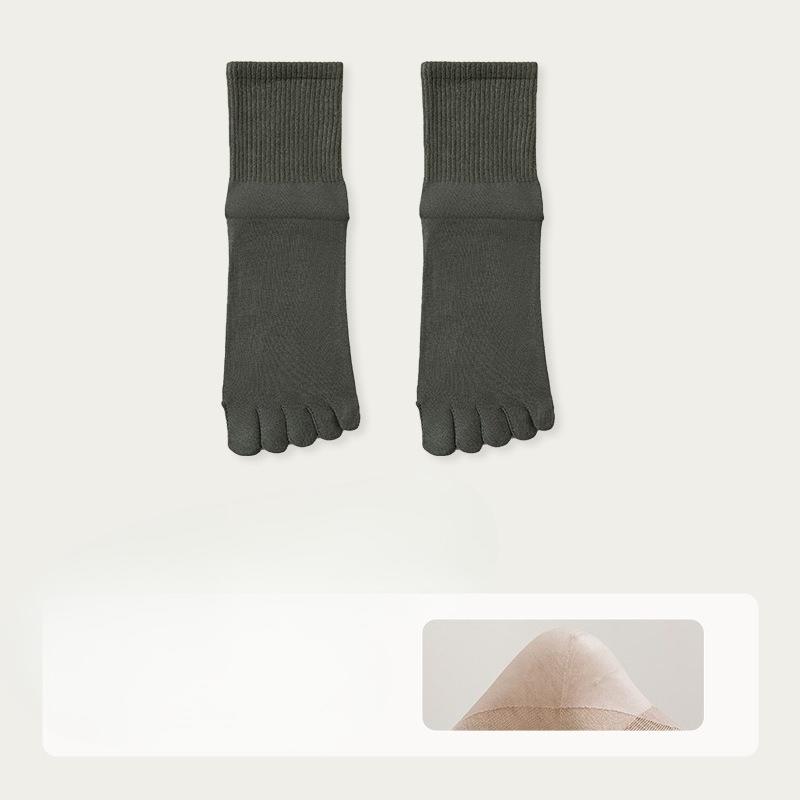 Men's Autumn and Winter Cotton Heel Gel Moisturizing Anti Cracking Antibacterial Socks