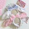 Cinnamoroll Hair Accessories Cute Dog Headband Cartoon Plush Headband Cosplay Internet Celebrity Bow Cute Headband