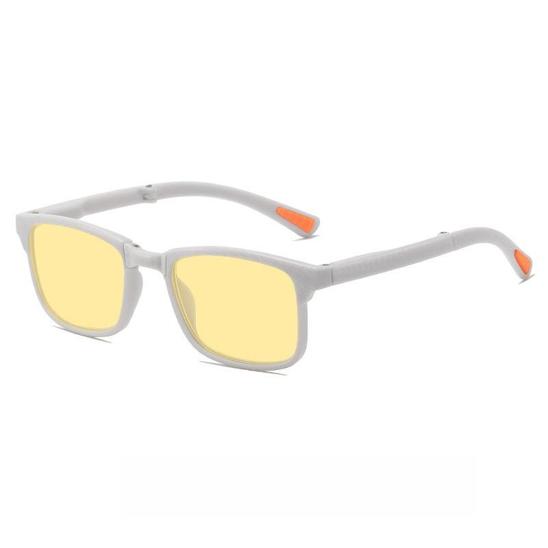 Portable Foldable Night Vision Reading Glasses Ultra-light Anti-blue Light Presbyopia Glasses Neutral Fashion Glasses To +4.0