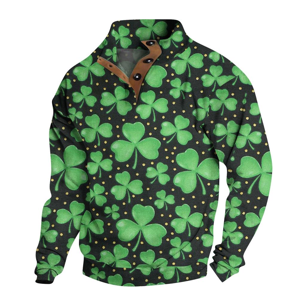 Spring And Men's Standing Collar Sweatshirt Is Outdoor Casual Sweaters Tops