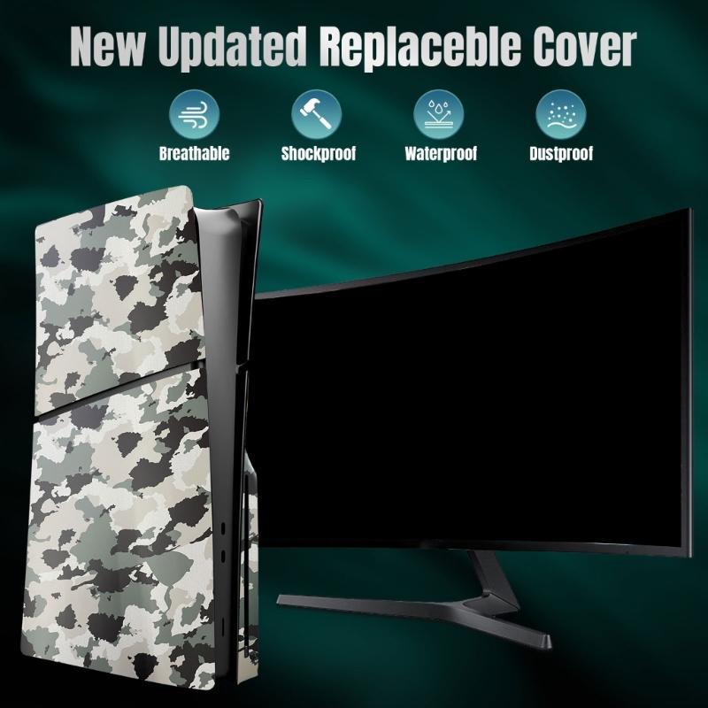 Console Case Replacement Shell for Slim Disc Version Hard Faceplate Gaming Accessory Anti Scratch Protector Cover