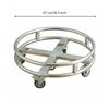Stainless Steel Soup Bucket Cart Wheeled Insulated Trolley Food Service
