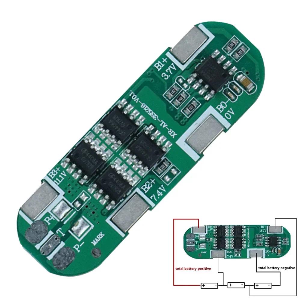 1pcs Charger Protection Board Common Port 3S 8A 11.1V 12.6V Lithium Battery Cell PCB Charging Power Tools Accessories