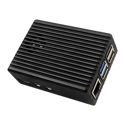 Metallgehäuse mit Pi 5 Aktivkühler Aluminiumlegierungsgehäuse Metallschale Kühlgehäuse für Raspberry Pi 5