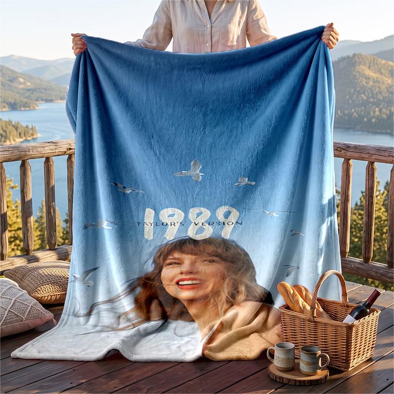 Warm Flannel Throw Blanket,Taylor Swift Lightweight Cozy Blanket For Bed Sofa And Daily Use