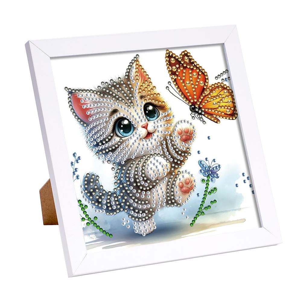 5D DIY Partial Special Shaped Drill Diamond Painting Kit W/ Frame Decor