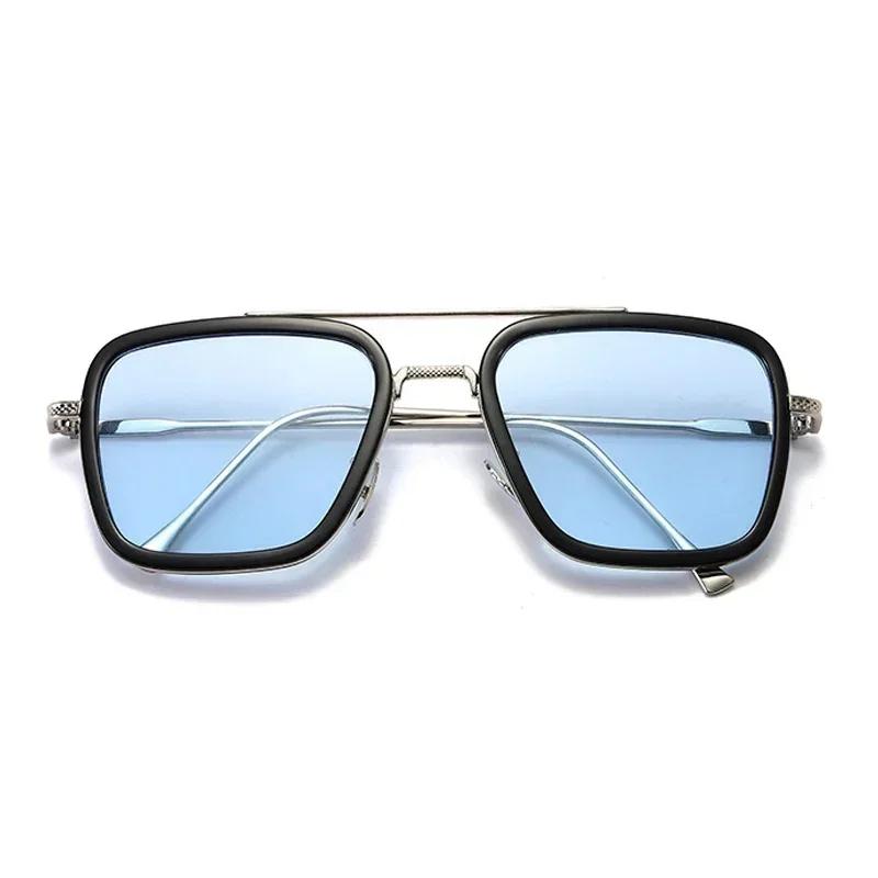 New Square Sunglasses Women Men Cool Brand Designer Colorful Sun Glasses Female Male Metal Frame Outdoor Eyewear