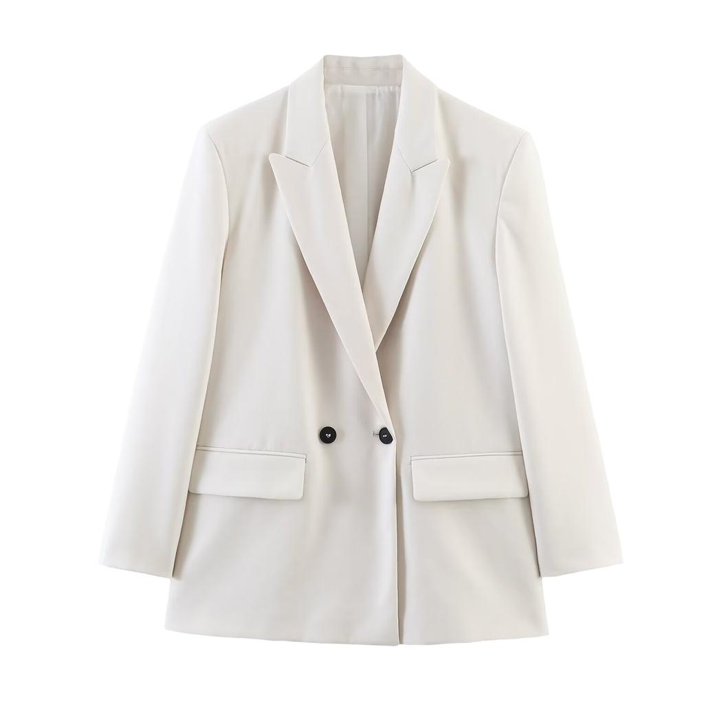 Women's Color Versatile Suit Jacket for Business Casual Daily Wear