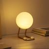 Nordic Himalayan Salt Lamp: USB-Powered Warm Bedside Night Light and Romantic Gift