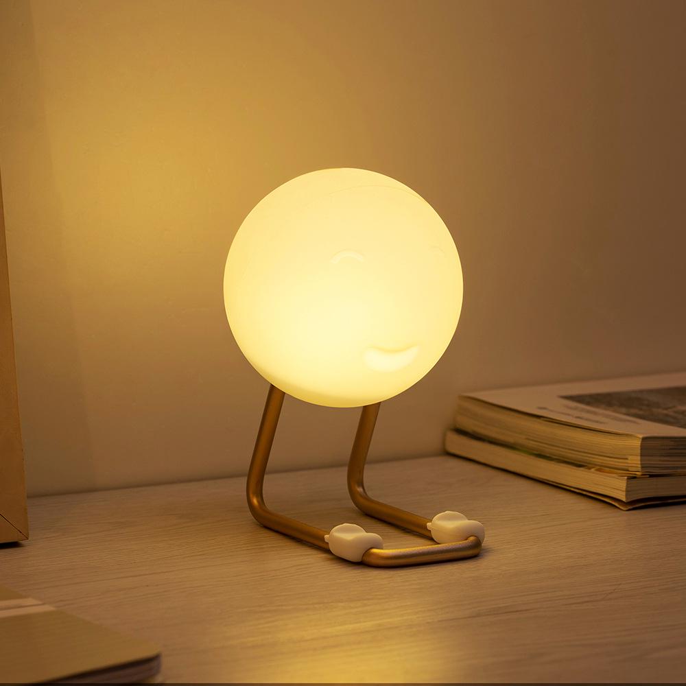Nordic Himalayan Salt Lamp: USB-Powered Warm Bedside Night Light and Romantic Gift