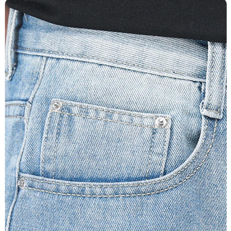 Five-point Pants Thin Section Denim Jeans Spring Summer Men's Hole Leisure Shorts
