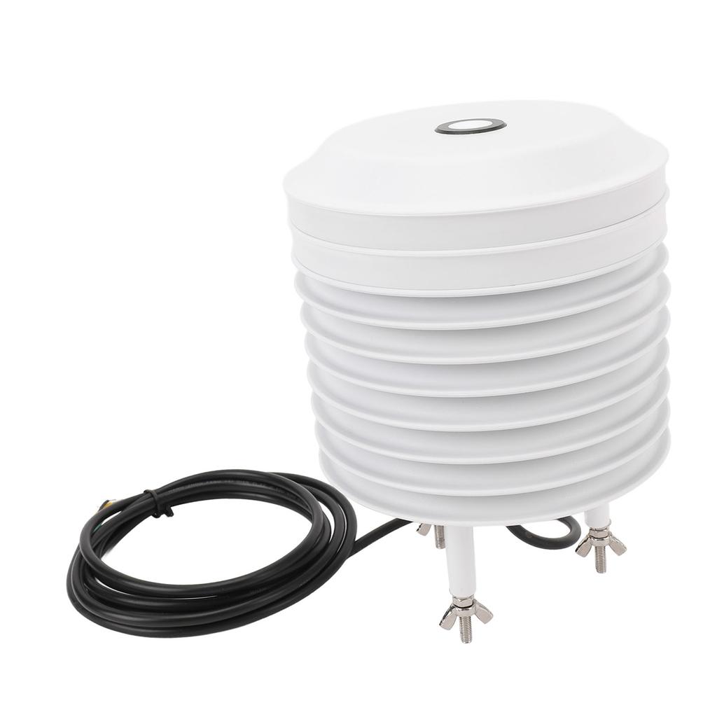 Louver Box Type Weather Sensor Air Temperature Humidity CO2 Light Intensity Sensor RS485 Output