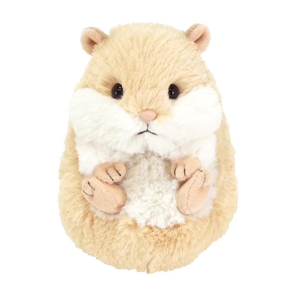 

Sun Lemon Koromoffuru Hamster Plush Toy Beige 12x15x14cm Animal Stuffed Toy