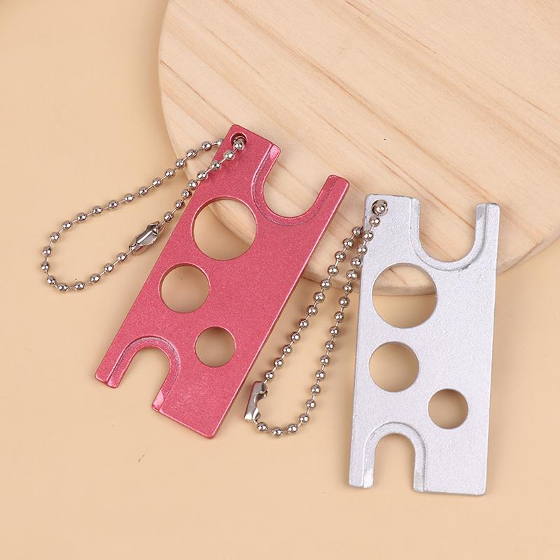 Universal Eyelash Glue Caps Opener Metal Essential Oil Bottle Opener Replacement Bottle Mouth Head Anti-Blocking Eyelash Tool