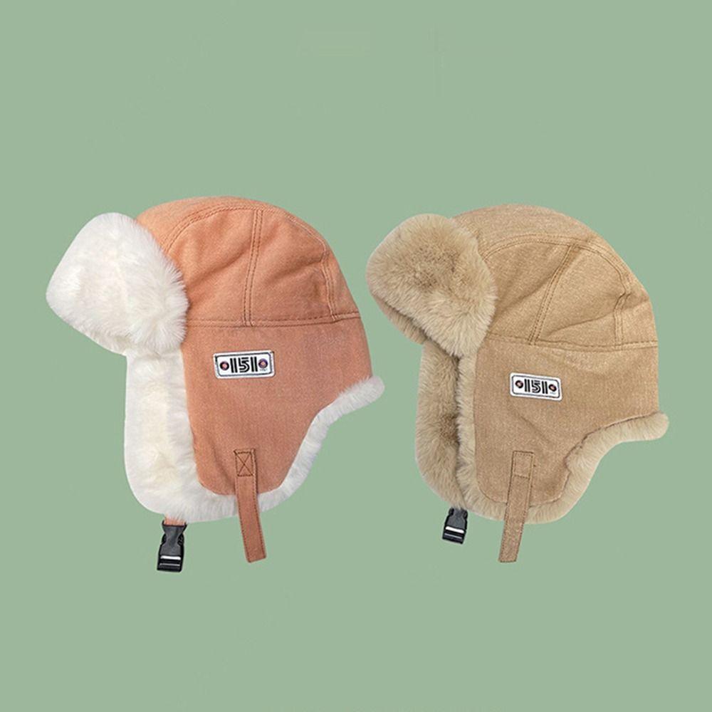 Winter Warm Cossack Cap Faux Fur Earflap Hat Fashion Ski Earflap Bonnet Outdoor