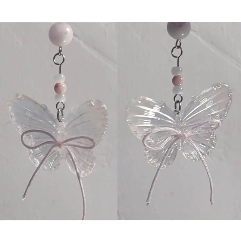 Cute Keychain Lanyard String Butterfly Bowknot Phone Chain Lanyard Y2K Bowknot