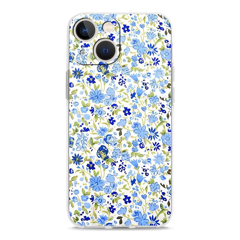 Handyhülle Für iPhone 17 Hüllen iPhone Air 16 15 12 13 14 Pro Max 7 8 Plus 16Pro iPhone11 Klare Weiche Hülle Blumenkunst