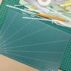 Paper Carving A3 PP Cutting Mat PP Plastic High-quality Cutting Board Single Side Non-Slip Engraving Mat Patchwork