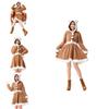 Holiday Reindeer Cosplay Dress For Women With Polyester Fabric For Stage Performances