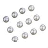 12 Pcs Mushroom Buttons Imitation Pearls Buttons Round Sewing Buttons for Dress Clothing Sewing and Crafting X3UC