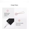 Stainless Steel Garment Clips Sewing DIY Elastic Band Tape Punch Cross Stitch Threader Wear Rope Elastic Clamp Sewing Tools